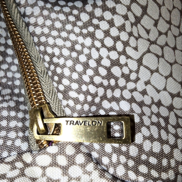 NWOT Travelon Anti Theft Crossbody Snakeskin Print Purse Hobo Handbag Travel Bag - Picture 8 of 12